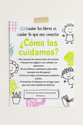 Cartel  Cómo cuidamos los libros